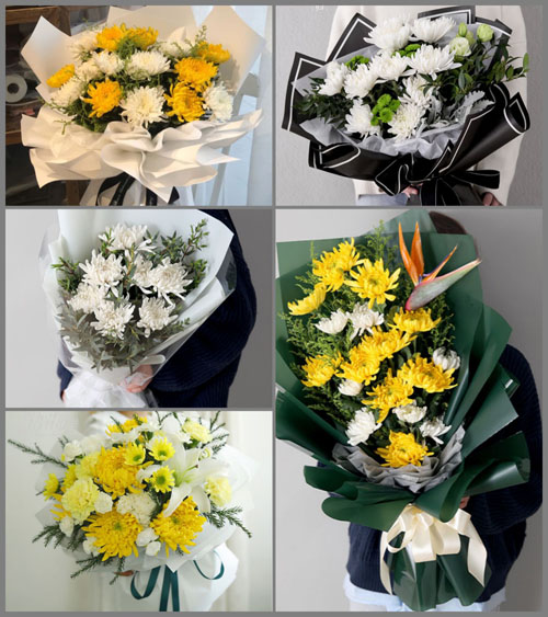 福建泉州石狮市湖滨街道花园城社区白事花束代送